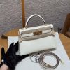 Hermes Kelly Mini 2 19 CM Bag Handmade In KK Ostrich Leather from South Africa Gold Hardware I2 Nata