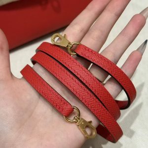 Hermes Kelly Mini 2 19 CM Bag Handmade In Epsom Calfskin Leather Gold Hardware S3 Rouge Coeur - Image 7