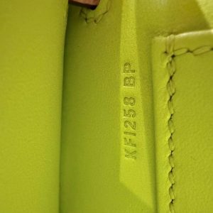 Hermes Kelly Mini 2 19 CM Bag Handmade In Epsom Calfskin Leather Silver Hardware x9 Mauve 2P Cumin - Image 19