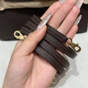 Hermes Kelly Mini 2 19CM Bag Handmade In Epsom Calfskin Leather Gold Hardware 47 Chocolate - Image 5