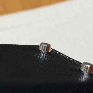 Hermes Kelly Mini 2 19CM Bag Handmade In Epsom Calfskin Leather Silver Hardware 89 Noir 10 Craie - Image 5