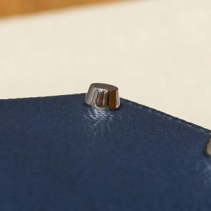 Hermes Kelly Mini 2 19CM Bag Handmade In Epsom Calfskin Leather Silver Hardware S4 Deep Blue - Image 12