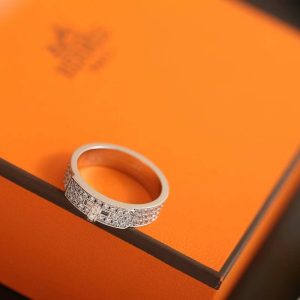 Hermes Kelly Ring Yellow Gold H224603B 00047 - Image 8