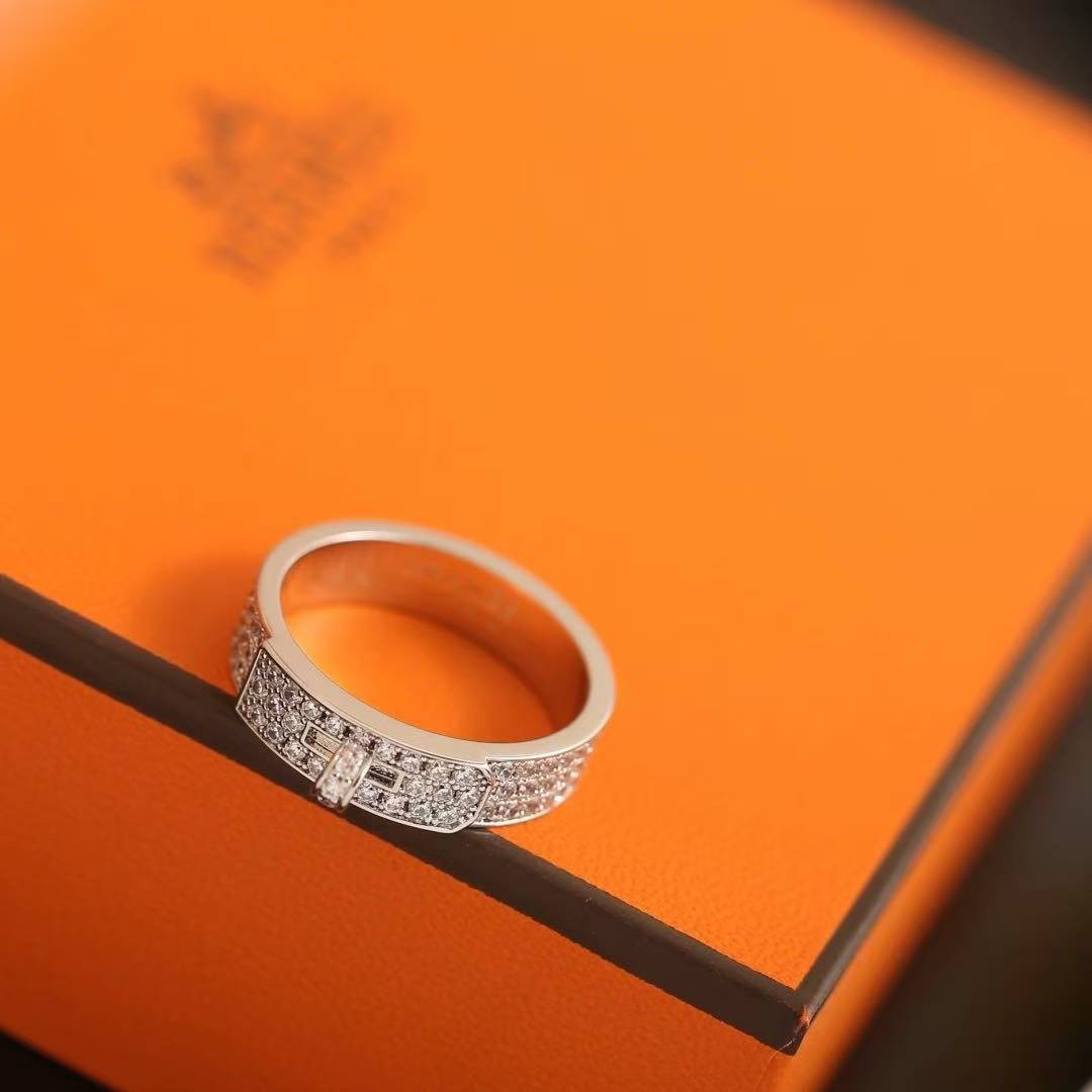 Hermes Kelly Ring Yellow Gold H224603B 00047 - Image 8