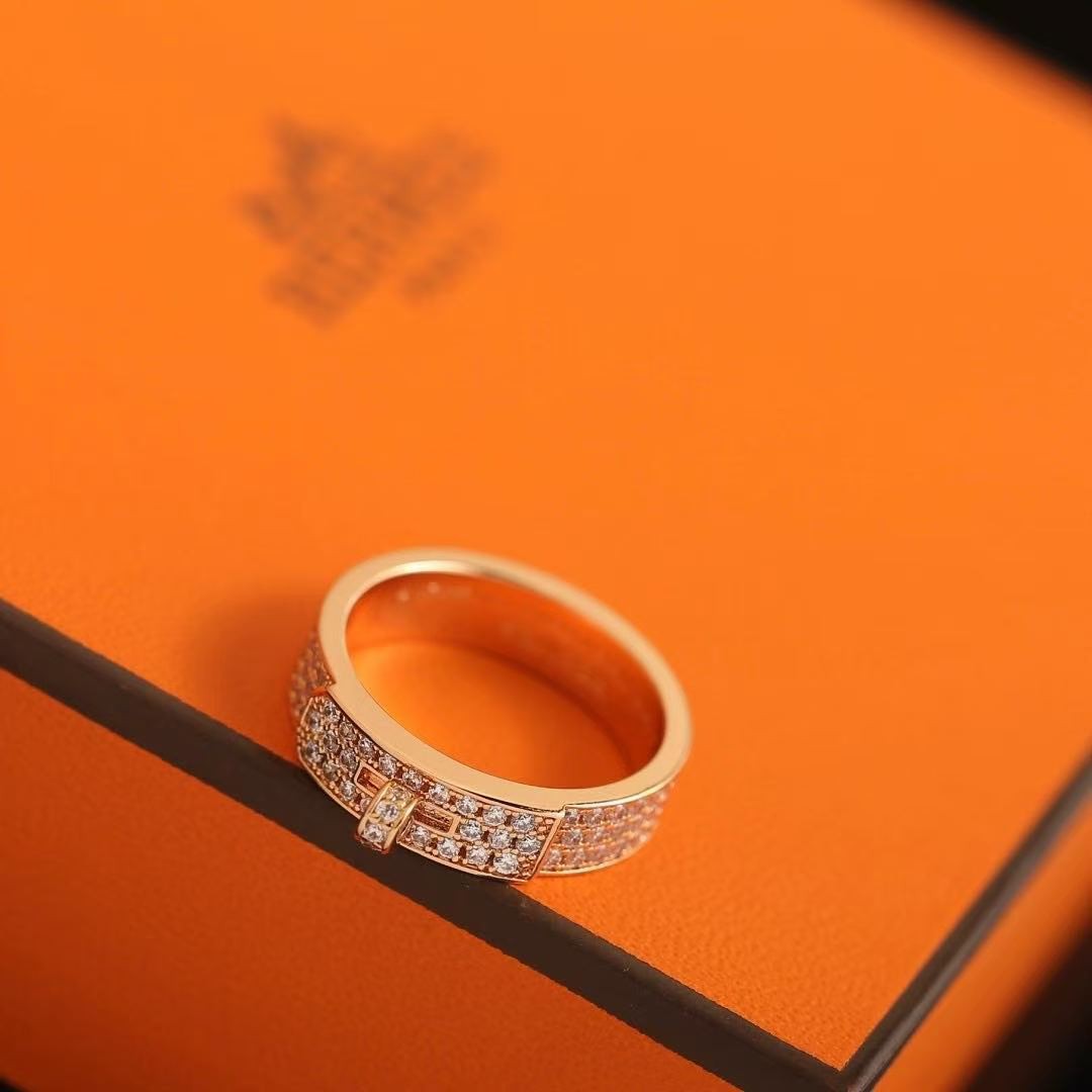 Hermes Kelly Ring Yellow Gold H224603B 00047 - Image 7
