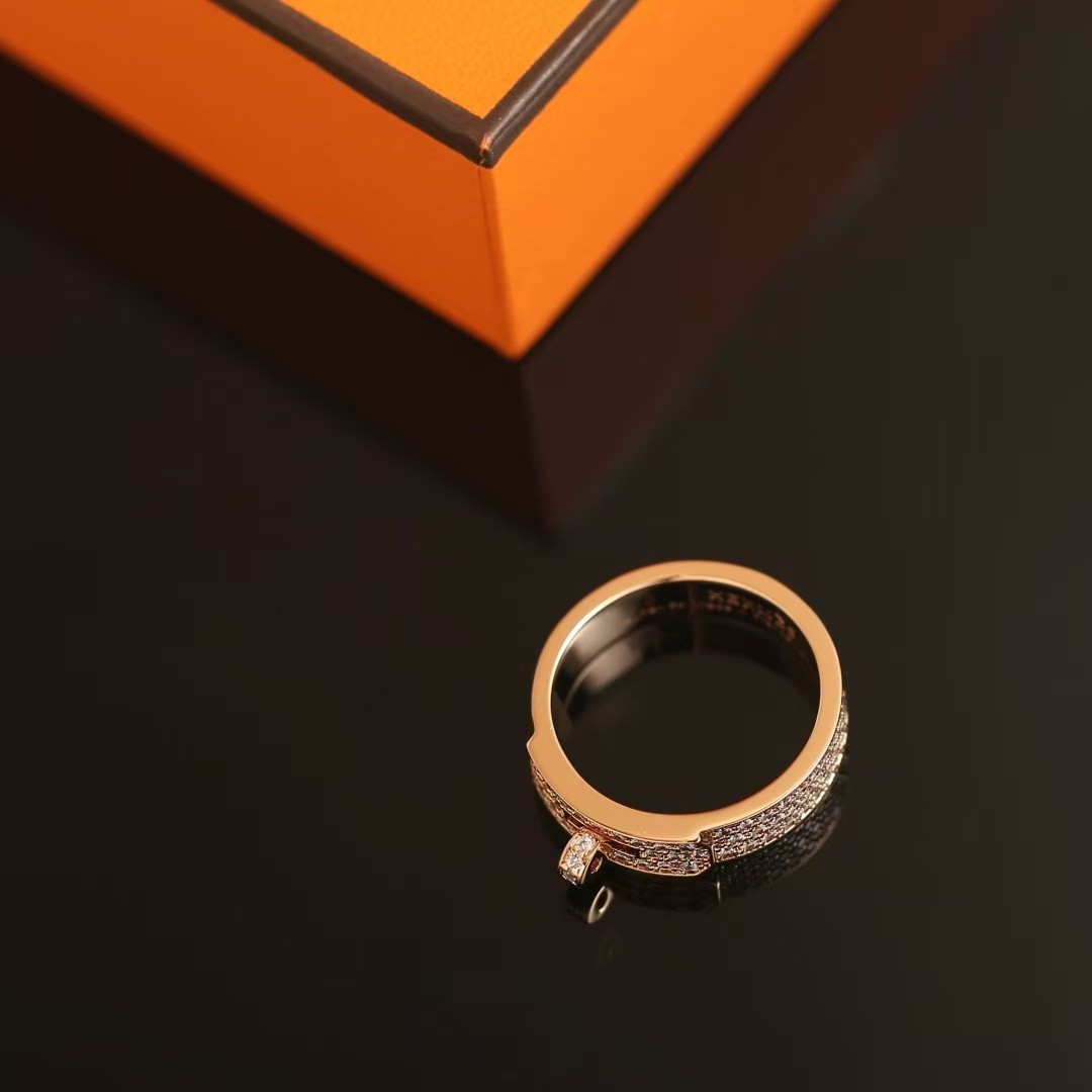 Hermes Kelly Ring Yellow Gold H224603B 00047 - Image 6