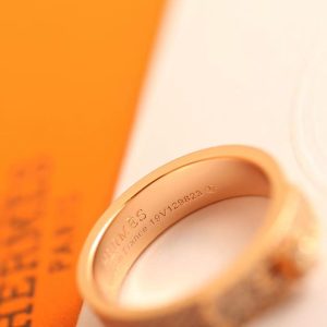 Hermes Kelly Ring Yellow Gold H224603B 00047 - Image 5
