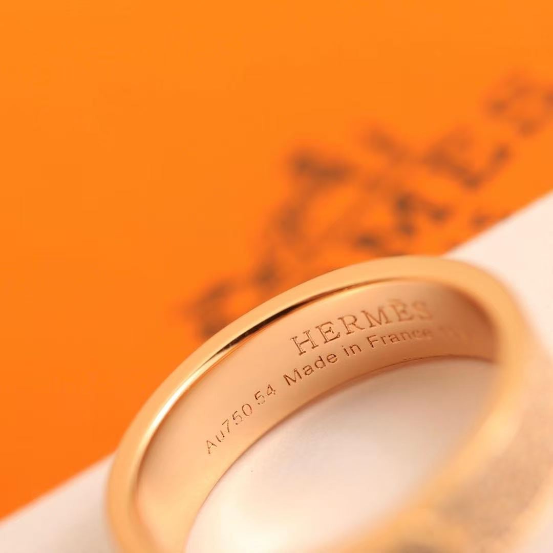 Hermes Kelly Ring Yellow Gold H224603B 00047 - Image 4