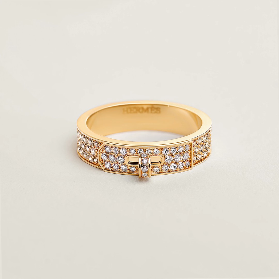 Hermes Kelly Ring Yellow Gold H224603B 00047