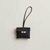 Hermes Kellyfestival Charm Swift Calfskin Silver Hardware Noir H084665CK89
