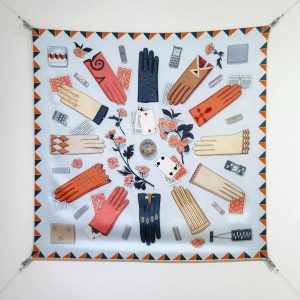 Hermes L'Heure des Gants Scarf 90 100% H004211S 01 - Image 12