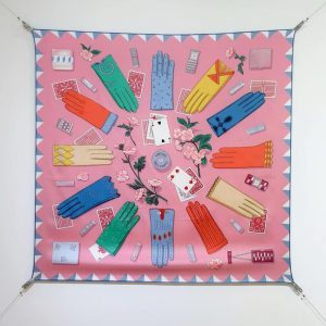 Hermes L'Heure des Gants Scarf 90 100% H004211S 01 - Image 10