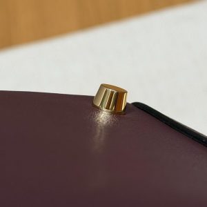 Hermes Lindy Mini 19 CM Bag Handmade In Swift Leather Matte Alligator from Mississippi Gold Hardware 0G Rouge Seller - Image 7