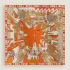 Hermes Le Palais des Quatre Vents Shawl 140 70% Cashmere 30% Silk H244312S 07