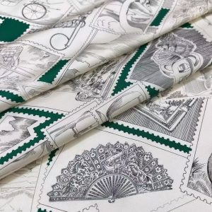 Hermes Le Philateliste du Faubourg Scarf 90 100% H004205S 09 - Image 6