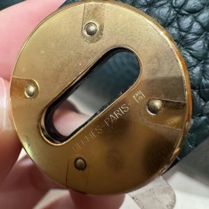 Hermes Lindy 26 CM Bag Handmade In Taurillon Clemence Leather Gold Hardware 60 Vert Cypres - Image 4