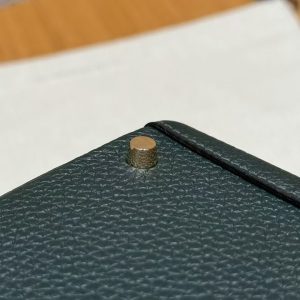 Hermes Lindy Mini 19 CM Bag Handmade In Taurillon Clemence Leather Gold Hardware 6O Vert Cypres - Image 19
