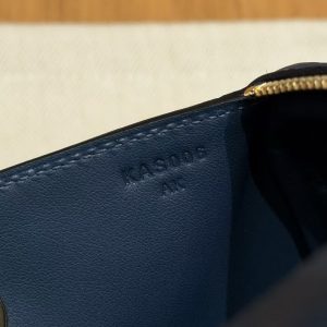 Hermes Lindy Mini 19 CM Bag Handmade In Taurillon Clemence Leather Gold Hardware 7P Blue Presse - Image 18