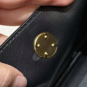 Hermes Lindy Mini 19 CM Bag Handmade In Taurillon Clemence Leather Gold Hardware 89 Noir - Image 19