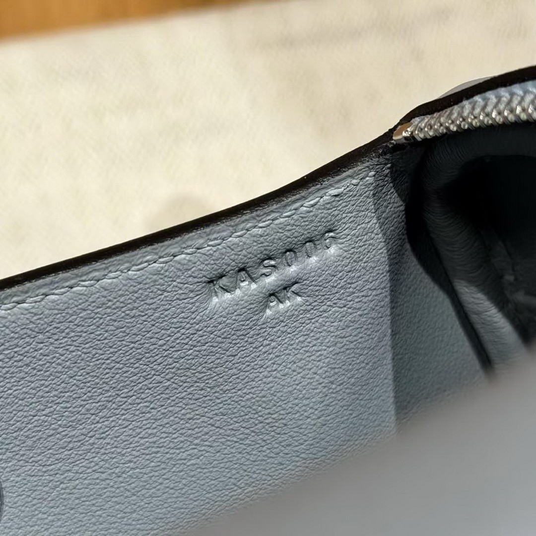 Hermes Lindy Mini 19 CM Bag Handmade In Swift Leather Silver Hardware P0 Girs Pantin - Image 11