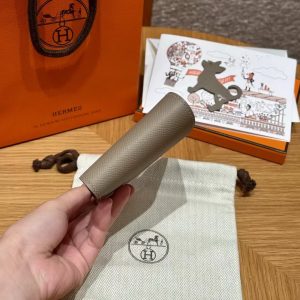 Hermes MC² Copernic Compact Wallet Handmade In Epsom Calfskin Leather M8 Girs Asphalte - Image 8