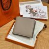 Hermes MC² Copernic Compact Wallet Handmade In Epsom Calfskin Leather M8 Girs Asphalte