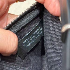 Hermes Mini Herbag Zip 20 Bag Retourne Ardoise Handmade In Militaire Canvas and Hunter Cowhide Silver Hardware - Image 19