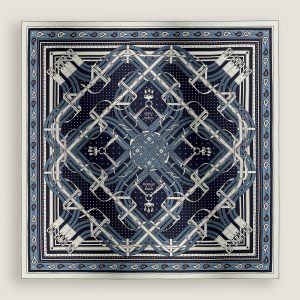 Hermes Mors a Jouets Bandana Shawl 140 70% Cashmere 30% Silk H244354S 03