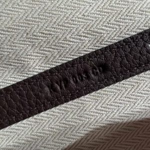Hermes Neo Garden Party 23 Bag Handmade In Negonda Calfskin Leather Silver Hardware 46 Ebene - Image 17