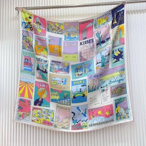 Hermes On Est Bien Ici ! Scarf 90 100% H004298S 06 - Image 9