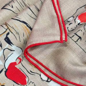 Hermes Paddock Shawl 140 70% Cashmere 30% Silk H241228S 08 - Image 7