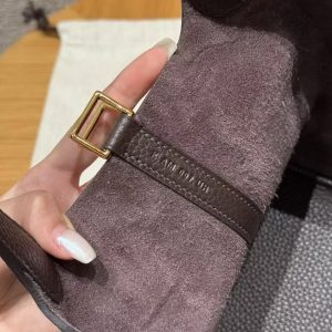 Hermes Picotin Lock 18 CM Bag Handmade In Taurillon Clemence Leather Gold Hardware 47 Chocolate - Image 11