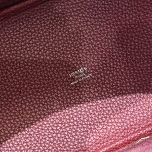 Hermes Picotin Lock 18 CM Bag Handmade In Taurillon Clemence Leather Silver Hardware 55 Rouge H - Image 9