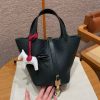 Hermes Picotin Lock 18 CM Bag Handmade In Taurillon Clemence Leather Gold Hardware 67 Vert Fonce