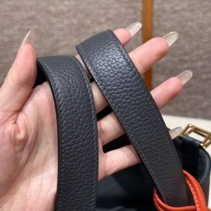 Hermes Picotin Lock 18 CM Bag 85 Ardoise Handmade In Taurillon Clemence Leather Gold Hardware - Image 18