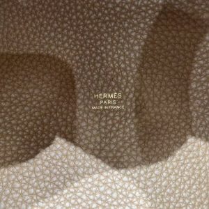 Hermes Picotin Lock 18 CM Bag Handmade In Taurillon Clemence Leather Gold Hardware Do Beige de Weimar - Image 14