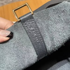 Hermes Picotin Lock 18 CM Bag Handmade In Taurillon Clemence Leather Gold Hardware H0 Girs Misty - Image 12