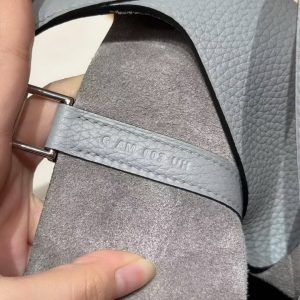 Hermes Picotin Lock 18 CM Bag Handmade In Taurillon Clemence Leather Silver Hardware P0 Girs Pantin - Image 6