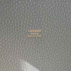 Hermes Picotin Lock 18 CM Bag Handmade In Taurillon Clemence Leather Gold Hardware P3 Bleu De Nord - Image 14