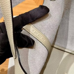 Hermes Picotin Lock 18 CM Bag Handmade In Taurillon Clemence Leather Gold Hardware S2 Trench - Image 9