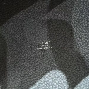 Hermes Picotin Lock 18 CM Bag Handmade In Taurillon Clemence Leather Silver Hardware Y7 Bleu Orage - Image 13