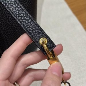 Hermes Picotin Lock 18 CM Bag Handmade In Taurillon Clemence Leather Gold Hardware ck89 Noir - Image 2