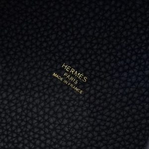 Hermes Picotin Lock 22 CM Bag Handmade In Taurillon Clemence Leather Gold Hardware 2Z Blue Nuit - Image 15