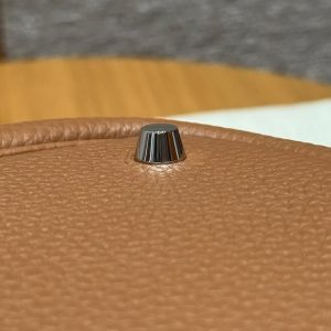 Hermes Picotin Lock 22 CM Bag Handmade In Taurillon Clemence Leather Silver Hardware 37 Gold - Image 6