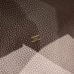 Hermes Picotin Lock 22 CM Bag Handmade In Taurillon Clemence Leather Gold Hardware 47 Chocolate - Image 11