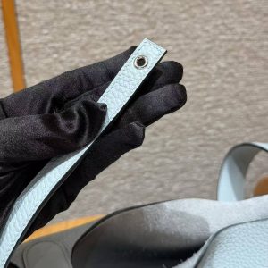 Hermes Picotin Lock 22 CM Bag Handmade In Taurillon Clemence Leather Sliver Hardware P0 Girs Pantin - Image 7