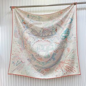 Hermes Please Hold The Line Scarf 90 100% Silk H004187S 07 - Image 6