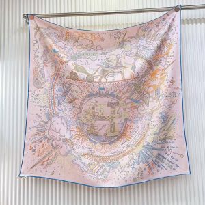 Hermes Please Hold The Line Scarf 90 100% Silk H004187S 07 - Image 4