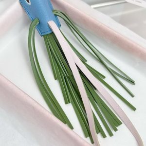 Hermes Poisson Charm Céleste - Vert Yucca - Mauve Pâle - Blanc H085002CAAC - Image 3