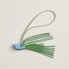 Hermes Poisson Charm Céleste - Vert Yucca - Mauve Pâle - Blanc H085002CAAC